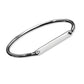 Bracelet Jonc En Argent Personnalisé Pour Homme Avec Fermoir