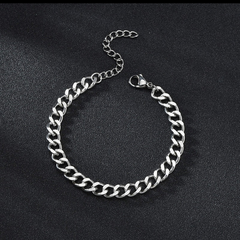 Bracelet Maille Gourmette En Argent Pour Homme