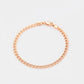 Bracelet double rond en or