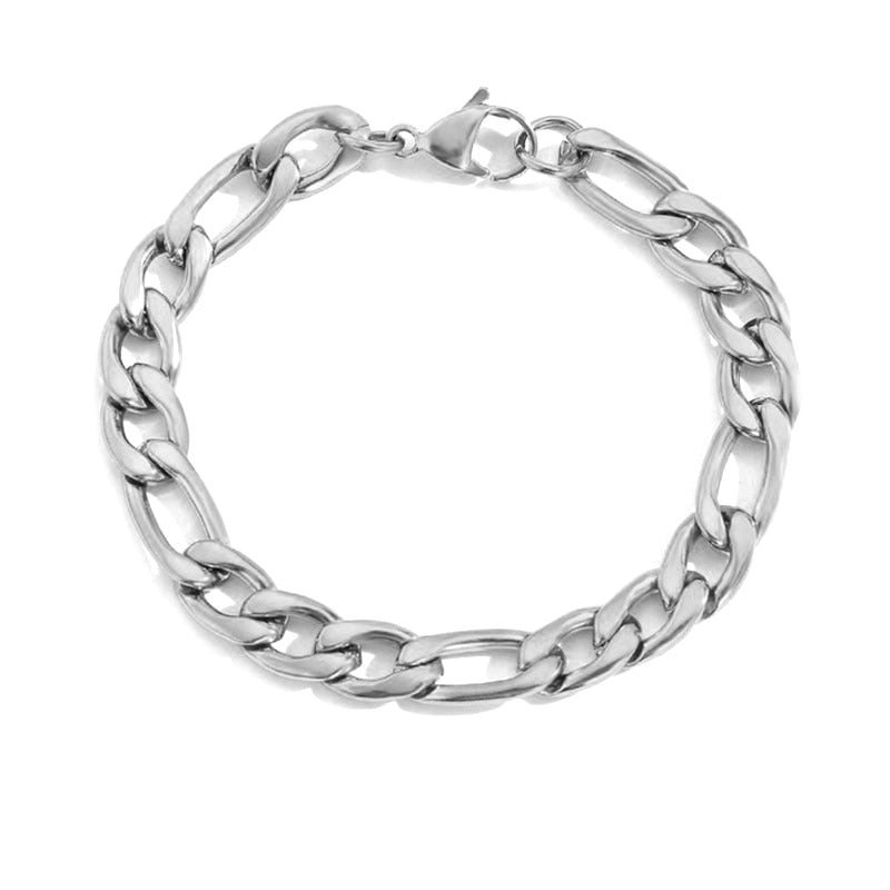 Bracelet Maille Figaro En Argent8